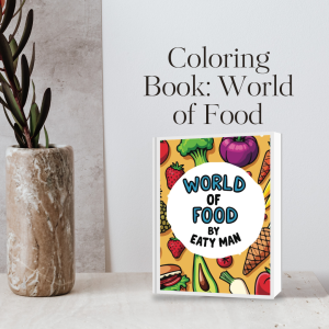 Coloring Book: The World of Food